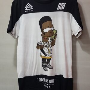 Black and White BART Graphic T-Shirt